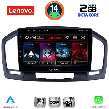 LENOVO LVF 5491BL_CPA (9inc) MULTIMEDIA TABLET for OPEL INSIGNIA  mod. 2008-2013 (BLACK)