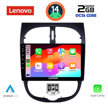 LENOVO LVF 5506_CPA (9inc) MULTIMEDIA TABLET for PEUGEOT 206 mod. 1998-2006