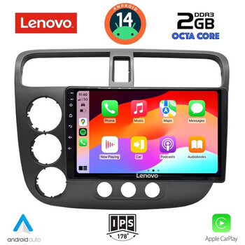 LENOVO LVF 5187_CPA (9inc) MULTIMEDIA TABLET for HONDA CIVIC 4D mod. 2001-2006