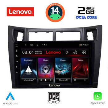 LENOVO LVF 5736_CPA (9inc) MULTIMEDIA TABLET for TOYOTA YARIS mod. 2006-2011