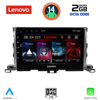 LENOVO LVF 5700_CPA (10inc) MULTIMEDIA TABLET for TOYOTA HIGHLANDER mod. 2014-2019