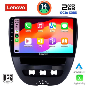 LENOVO LVF 5707_CPA (10inc) MULTIMEDIA TABLET for CITROEN C1-PEUGEOT 107-TOYOTA AYGO mod. 2005-2014