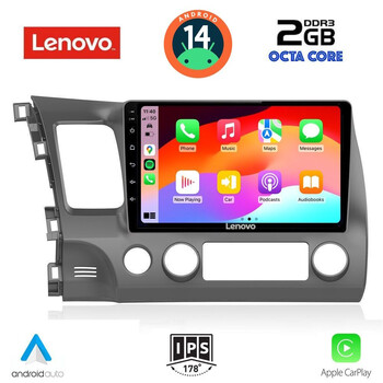 LENOVO LVF 5188_CPA (10inc) MULTIMEDIA TABLET for HONDA CIVIC 4D mod. 2006-2012