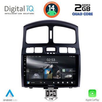 DIGITAL IQ RSB 1236_CPA (9inc) MULTIMEDIA TABLET for HYUNDAI SANTA FE  mod. 2003-2006