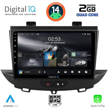 DIGITAL IQ RSB 1490_CPA (9inc) MULTIMEDIA TABLET for OPEL CROSSLAND - GRANDLAND mod. 2017>