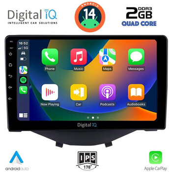 DIGITAL IQ RSB 1715_CPA CLIMA (9inc) MULTIMEDIA TABLET for CITROEN C1-PEUGEOT 108-TOYOTA AYGO mod. 2014>