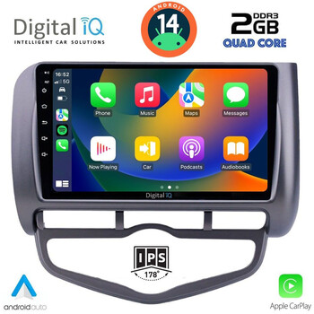DIGITAL IQ RSB 1210_CPA CLIMA (9inc) MULTIMEDIA TABLET for HONDA JAZZ mod. 2002-2008