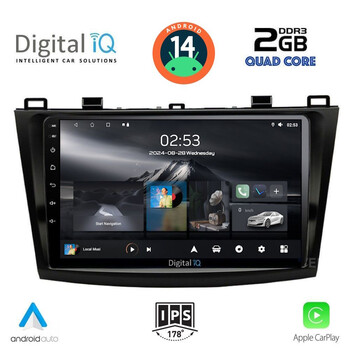 DIGITAL IQ RSB 1366_CPA (9inc) MULTIMEDIA TABLET for MAZDA 3 mod. 2009-2014