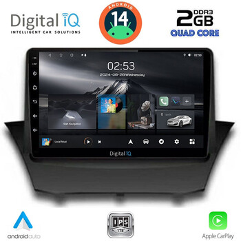 DIGITAL IQ RSB 1154A_CPA (9inc) MULTIMEDIA TABLET for FORD FIESTA mod. 2008-2017