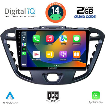 DIGITAL IQ RSB 1177_CPA (9inc) MULTIMEDIA TABLET for FORD TRANSIT CUSTOM | TOURNEO CUSTOM mod. 2013-2019