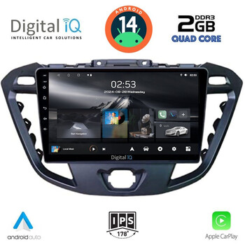 DIGITAL IQ RSB 1177_CPA (9inc) MULTIMEDIA TABLET for FORD TRANSIT CUSTOM | TOURNEO CUSTOM mod. 2013-2019