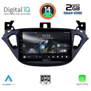 DIGITAL IQ RSB 1486_CPA (9inc) MULTIMEDIA TABLET for OPEL ADAM - CORSA E  mod. 2014-2021
