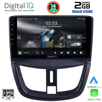DIGITAL IQ RSB 1507_CPA (9inc) MULTIMEDIA TABLET for PEUGEOT 207 mod. 2007>