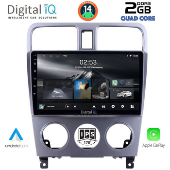 DIGITAL IQ RSB 1661_CPA (9inc) MULTIMEDIA TABLET for SUBARU FORESTER  mod. 2002-2008