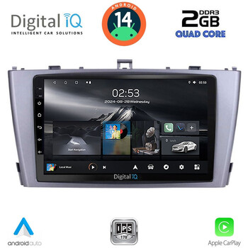 DIGITAL IQ RSB 1705SL_CPA (9inc) MULTIMEDIA TABLET for TOYOTA AVENSIS (T27) mod. 2009-2015 (SILVER)