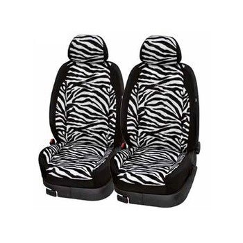 88082/OTO . ΚΑΛΥΜΜΑΤΑ ΚΑΘΙΣΜΑΤΩΝ SAFARI ZEBRA 2ΤΕΜ