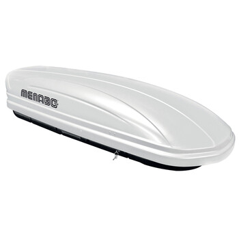3390/MB . ΜΠΑΓΚΑΖΙΕΡΑ ΟΡΟΦΗΣ MANIA 400 WHITE ΛΕΥΚΟ ΧΡΩΜΑ ΜΕ ΓΥΑΛΙΣΤΕΡΗ ΥΦΗ MENABO