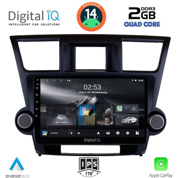 DIGITAL IQ RSB 1719_CPA (10inc) MULTIMEDIA TABLET for TOYOTA HIGHLANDER mod. 2008-2015