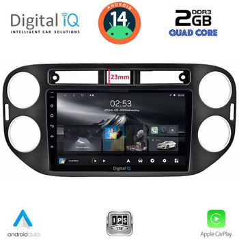 DIGITAL IQ RSB 1760BL_CPA (9inc) MULTIMEDIA TABLET for VW TIGUAN mod. 2011-2016 (BLACK)