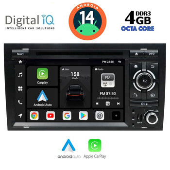 DIGITAL IQ BXF 650_CPAA (7'' DVD) MULTIMEDIA SYSTEM for AUDI A4 mod. 2002-2008