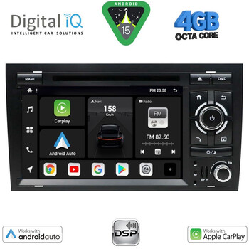 DIGITAL IQ BXF 650_CPAA (7'' DVD) MULTIMEDIA SYSTEM for AUDI A4 mod. 2002-2008