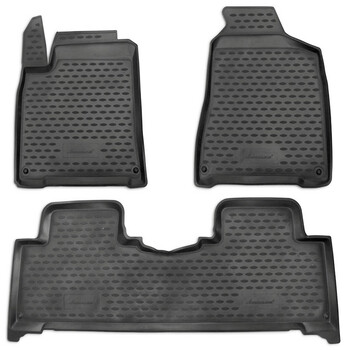 NLC.61.11.211H/NV . SSANGYONG KORANDO 2010-2019 ΜΑΡΚΕ ΠΑΤΑΚΙΑ ΣΕ ΣΚΑΦΗ TPE ΛΑΣΤΙΧΟ ΣΕ ΑΝΘΡΑΚΙ ΣΚΟΥΡΟ ΓΚΡΙ ΧΡΩΜΑ NOVLINE - 3 ΤΕΜ.