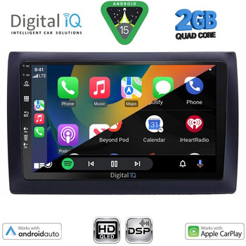 DIGITAL IQ BXC 3145_CPAA (9inc) MULTIMEDIA TABLET for FIAT STILO mod. 2001-2007