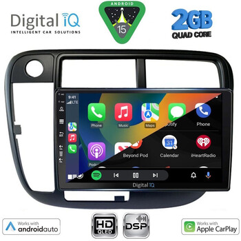 DIGITAL IQ BXC 3186_CPAA CLIMA (9inc) MULTIMEDIA TABLET for HONDA CIVIC mod. 1995-2001