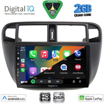 DIGITAL IQ BXC 3186_CPAA A/C (9inc) MULTIMEDIA TABLET for HONDA CIVIC mod. 1995-2001