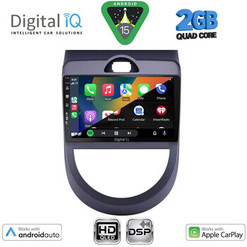 DIGITAL IQ BXC 3320_CPAA (9inc) MULTIMEDIA TABLET for KIA SOUL mod. 2008-2013