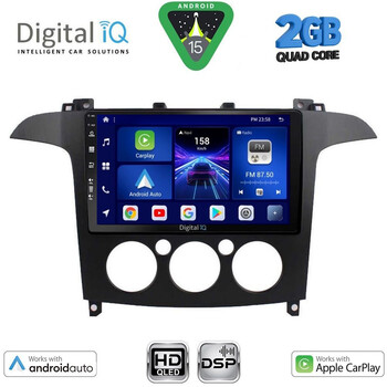 DIGITAL IQ BXC 3175_CPAA A/C (9inc) MULTIMEDIA TABLET for FORD SMAX mod. 2006-2014