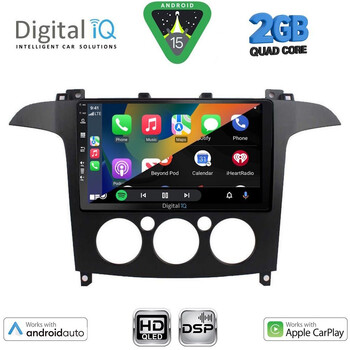 DIGITAL IQ BXC 3175_CPAA A/C (9inc) MULTIMEDIA TABLET for FORD SMAX mod. 2006-2014