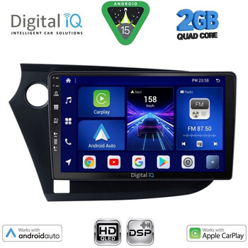DIGITAL IQ BXC 3205_CPAA (9inc) MULTIMEDIA TABLET for HONDA INSIGHT mod. 2009-2014