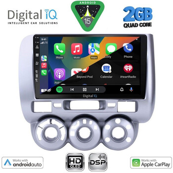 DIGITAL IQ BXC 3210_CPAA A/C (9inc) MULTIMEDIA TABLET for HONDA JAZZ mod. 2002-2008