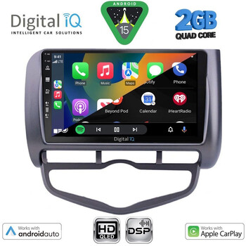 DIGITAL IQ BXC 3210_CPAA CLIMA (9inc) MULTIMEDIA TABLET for HONDA JAZZ mod. 2002-2008