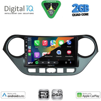 DIGITAL IQ BXC 3224_CPAA (9inc) MULTIMEDIA TABLET for HYUNDAI i10 mod. 2014-2020