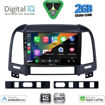 DIGITAL IQ BXC 3239_CPAA (9inc) MULTIMEDIA TABLET for HYUNDAI SANTA FE mod. 2005-2013