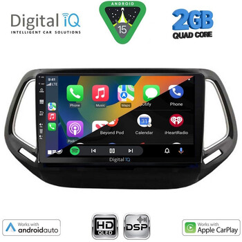 DIGITAL IQ BXC 3278_CPAA (10inc) MULTIMEDIA TABLET for JEEP COMPASS mod. 2016-2021