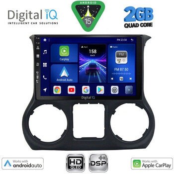DIGITAL IQ BXC 3296_CPAA (10inc) MULTIMEDIA TABLET for JEEP WRANGLER mod. 2014-2017