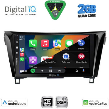 DIGITAL IQ BXC 3468_CPAA (10inc) MULTIMEDIA TABLET for NISSAN QASHQAI - XTRAIL mod. 2014-2021