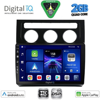 DIGITAL IQ BXC 3767_CPAA CLIMA (10inc) MULTIMEDIA TABLET for VW TOURAN mod. 2003-2010