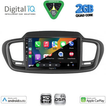DIGITAL IQ BXC 3319_CPAA (10inc) MULTIMEDIA TABLET for KIA SORENTO mod. 2014-2020