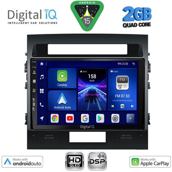 DIGITAL IQ BXC 3724_CPAA (10inc) MULTIMEDIA TABLET for TOYOTA LANDCRUISER mod. 2008-2015