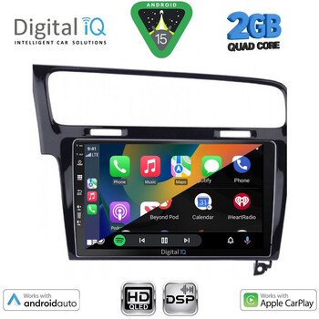 DIGITAL IQ BXC 3747_CPAA (10inc) MULTIMEDIA TABLET for VW GOLF 7 mod. 2013-2020
