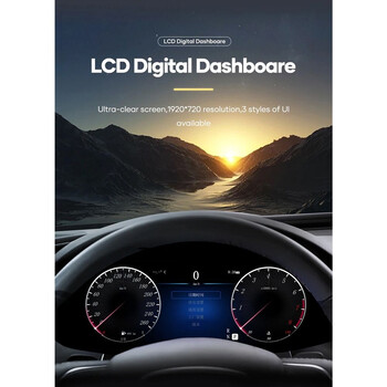 DIGITAL IQ DGU 986_IC (12.3in) MERCEDES C W205 / GLC X253 mod. 2015-2018 DIGITAL DASHBOARD