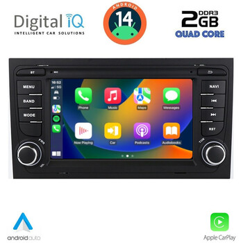 DIGITAL IQ BLD 250_CPA (7" DECK) MULTIMEDIA SYSTEM for AUDI A4 mod. 2002-2008