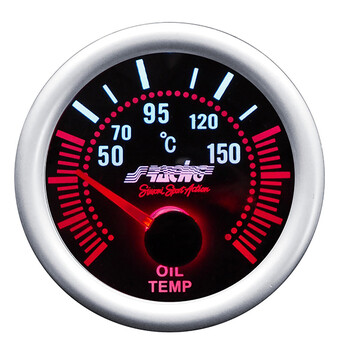 ΟΡΓ/OT/A . ΘΕΡΜΟΚΡΑΣΙΑ ΛΑΔΙΟΥ 52mm 2 INCH ΜΑΥΡΟ ΜΕ ΚΟΚΚΙΝΟ ΦΩΤΙΣΜΟ