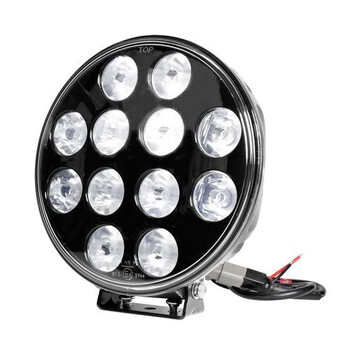 L7224.7 . ΠΡΟΒΟΛΕΑΣ ORION 9-36V 12LED 120W 8.400LM 6.000K 215mm ΜΑΥΡΟΣ ΑΔΙΑΒΡΟΧΟΣ 1ΤΕΜ.