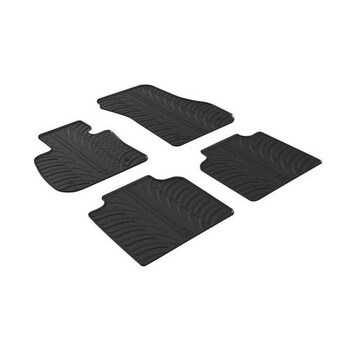 L2449.9 . BMW ΣΕΙΡΑ 2 F45 GRAND TOURER 05/2015+ ΜΑΡΚΕ ΠΑΤΑΚΙΑ SUMISURA ΛΑΣΤΙΧΟ ΣΕ ΜΑΥΡΟ ΧΡΩΜΑ ME ΚΟΥΜΠΩΜΑΤΑ LAMPA - 4 ΤΕΜ.