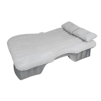 L7238.6 . ΣΤΡΩΜΑ ΑΕΡΑ ΦΟΥΣΚΩΤΟ AIR-BED 12V 145x90x45cm ΓΚΡΙ